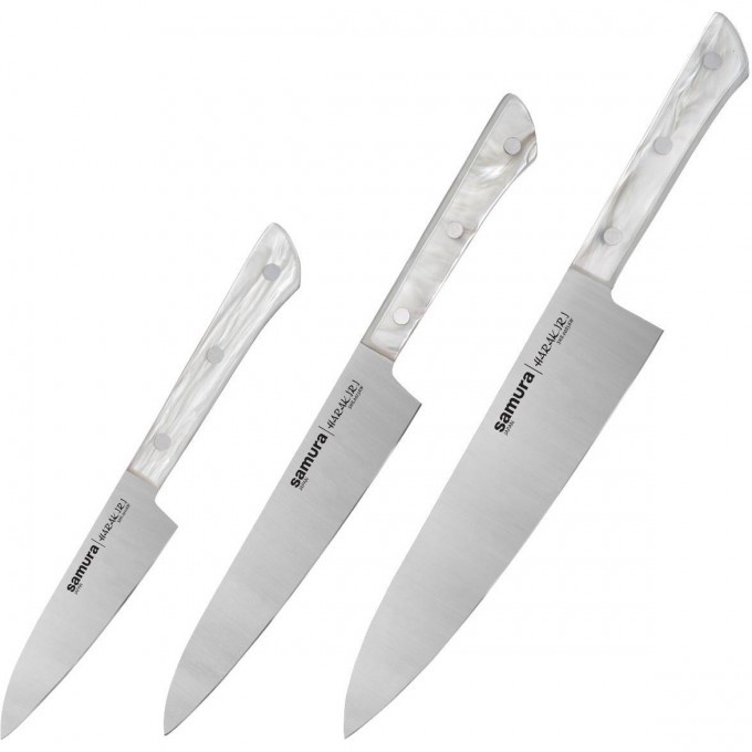 Набор из 3-х ножей SAMURA HARAKIRI SHR-0220AW/K