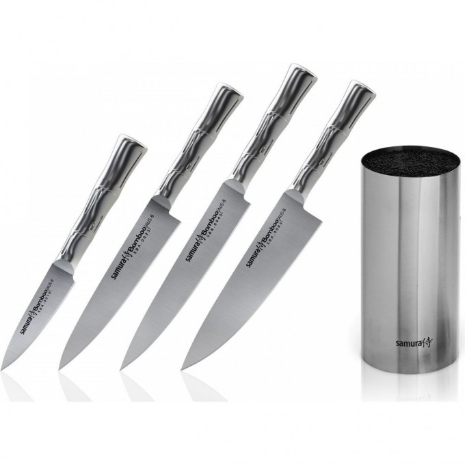 Набор из 4-х ножей и подставки SAMURA BAMBOO SBA-05 SBA-05/K