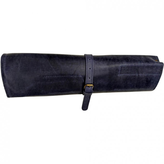 Скрутка для ножей SAMURA кожаная синяя KRO-01BLU