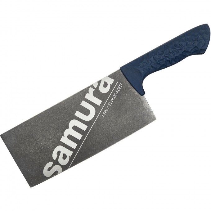 Азиатский кухонный топорик SAMURA ARNY 209 мм, ТЭП бирюзовый SNY-0040BT/K SNY-0040BT-K